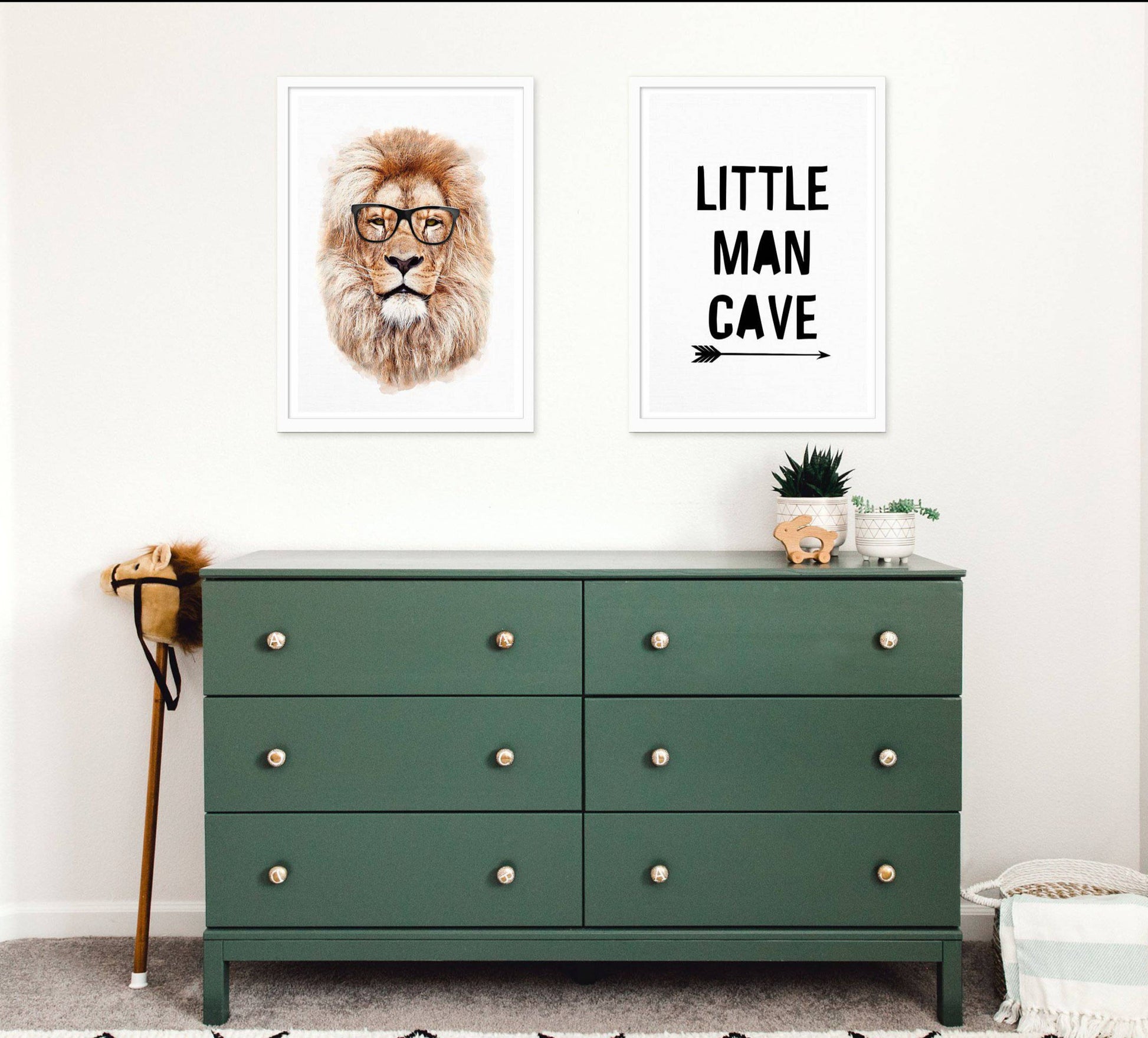 Little Man Cave Print - PRINT - Fable and Fawn 