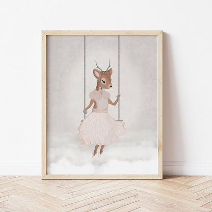 Meadow The Deer Print - PRINT - Fable and Fawn 