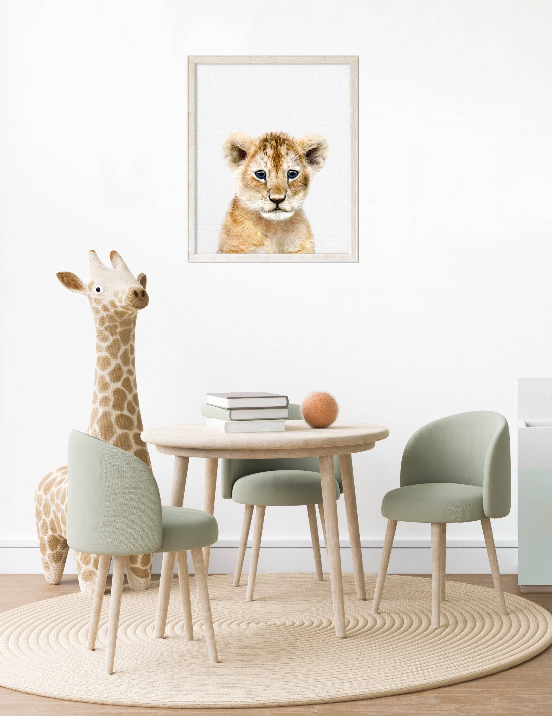 Lion Cub Print - PRINT - Fable and Fawn 