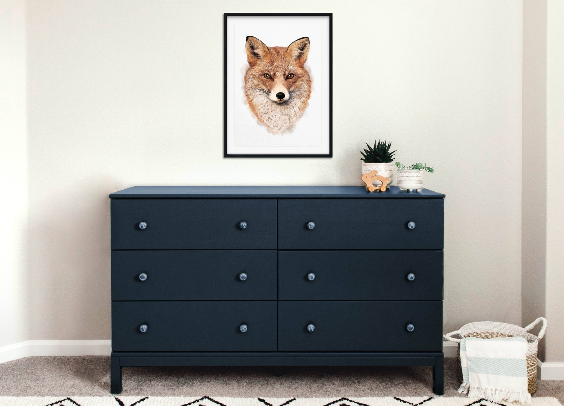 Fox Print | Animal Wall Art - PRINT - Fable and Fawn 
