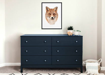 Fox Print | Animal Wall Art - PRINT - Fable and Fawn 