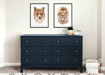 Fox Print | Animal Wall Art - PRINT - Fable and Fawn 