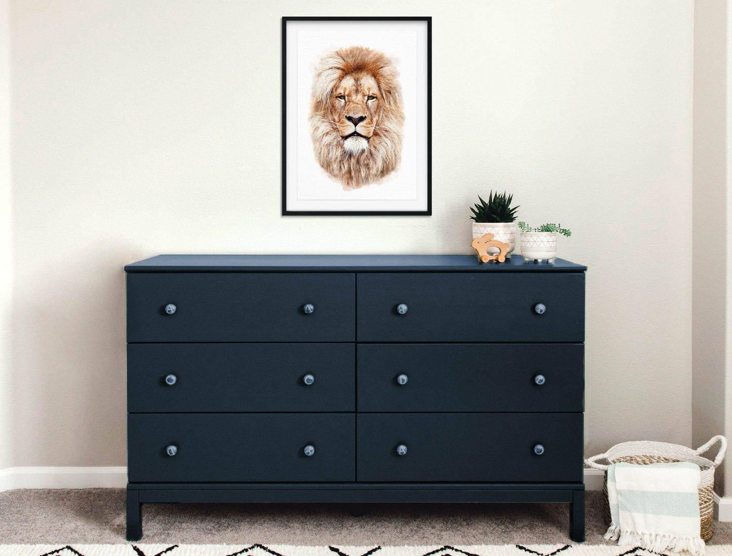 Leo the Lion Print - PRINT - Fable and Fawn 