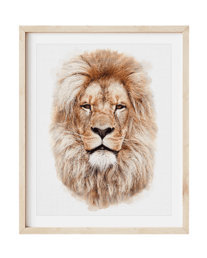 Leo the Lion Print - PRINT - Fable and Fawn 