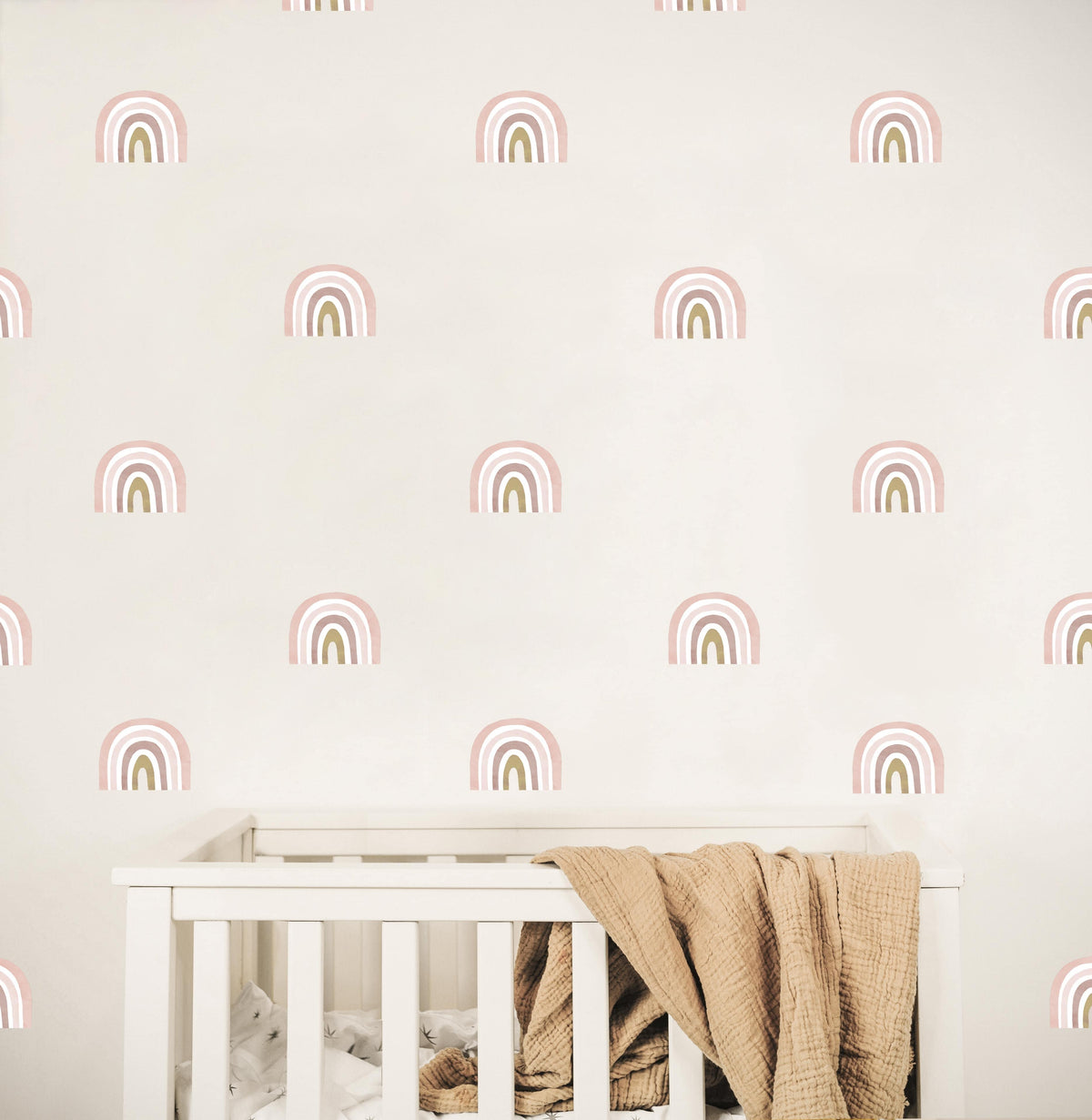 Rainbow Wall Decals (Pink) - Wall Decals - Fable and Fawn
