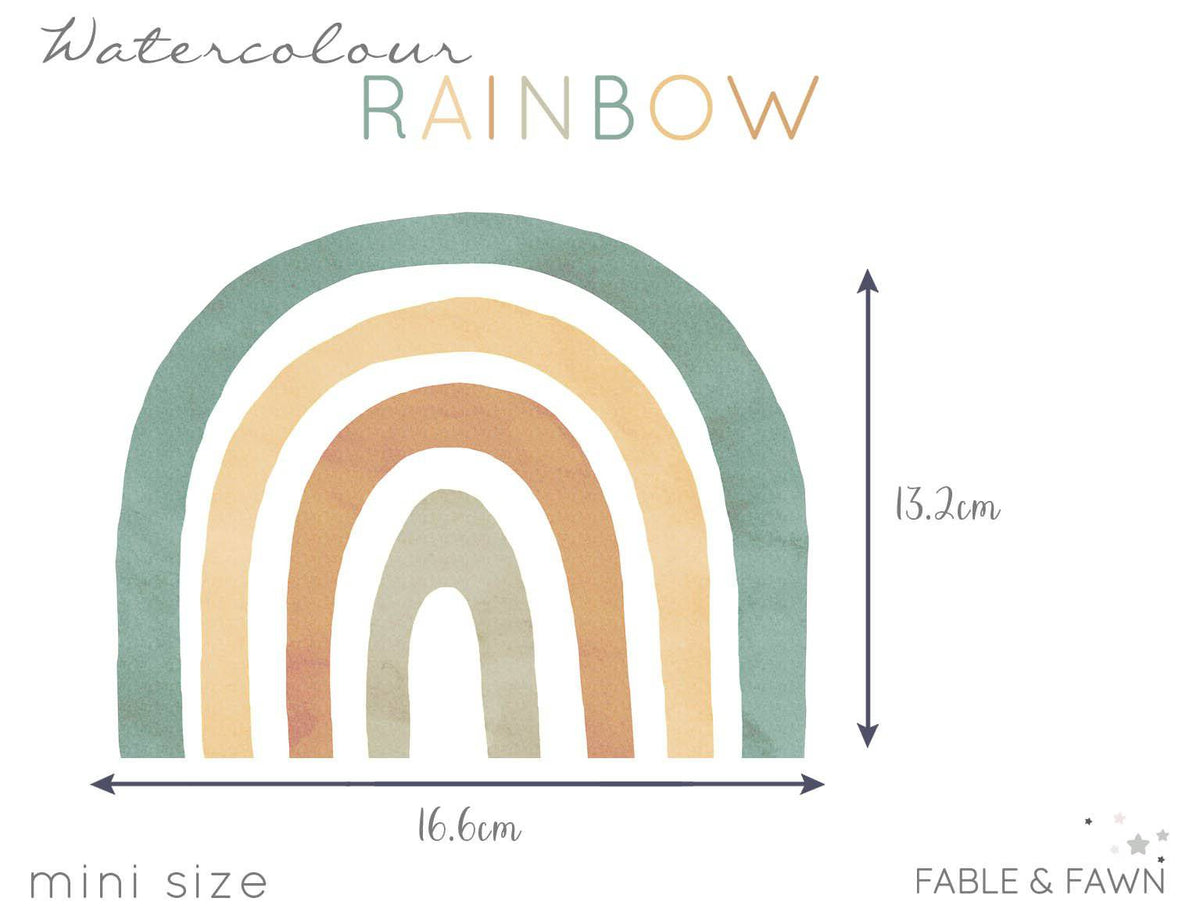 Rainbow Wall Decals (Sage) - Wall Decals - Fable and Fawn