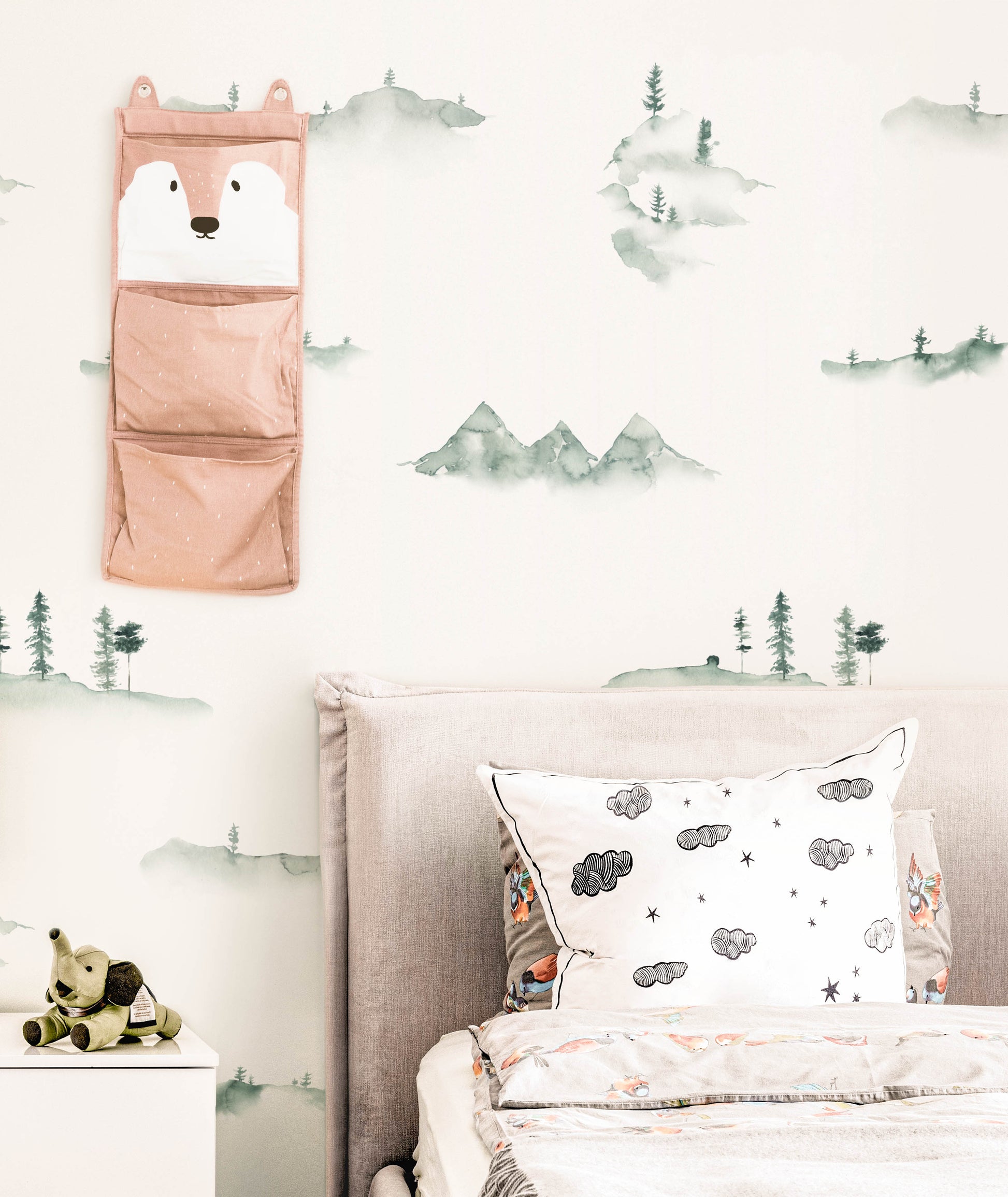 Misty Mountain Wallpaper - Wallpaper - Fable and Fawn 