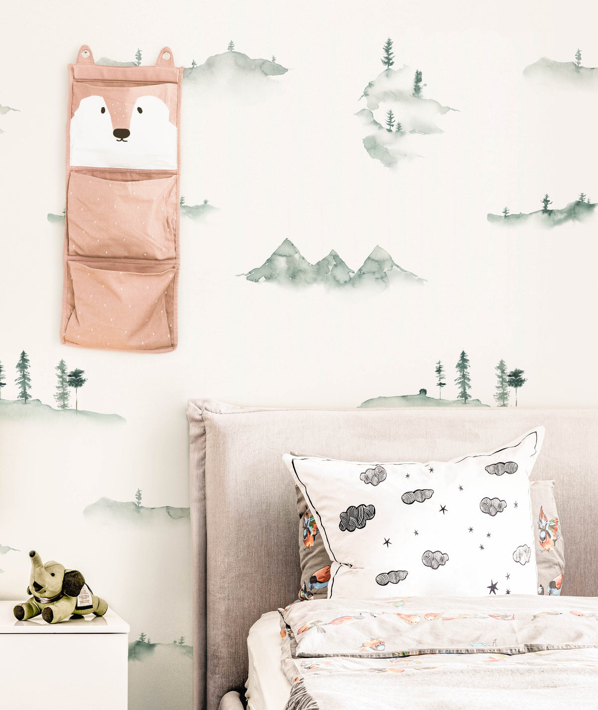 Misty Mountain Wallpaper - Wallpaper - Fable and Fawn