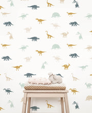 Dinosaur Removable Wallpaper - Wallpaper - Fable and Fawn