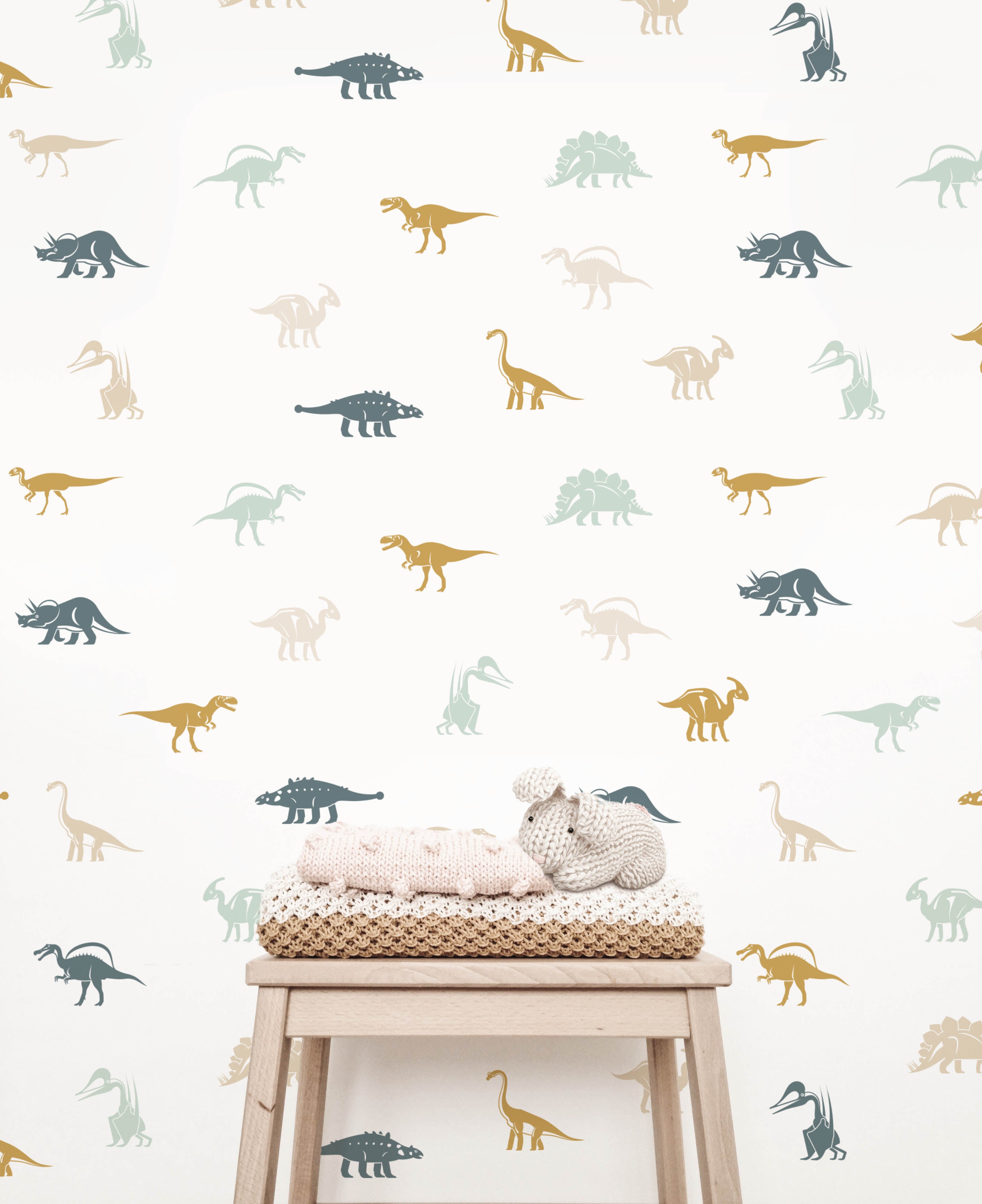 Dinosaur Removable Wallpaper - Wallpaper - Fable and Fawn