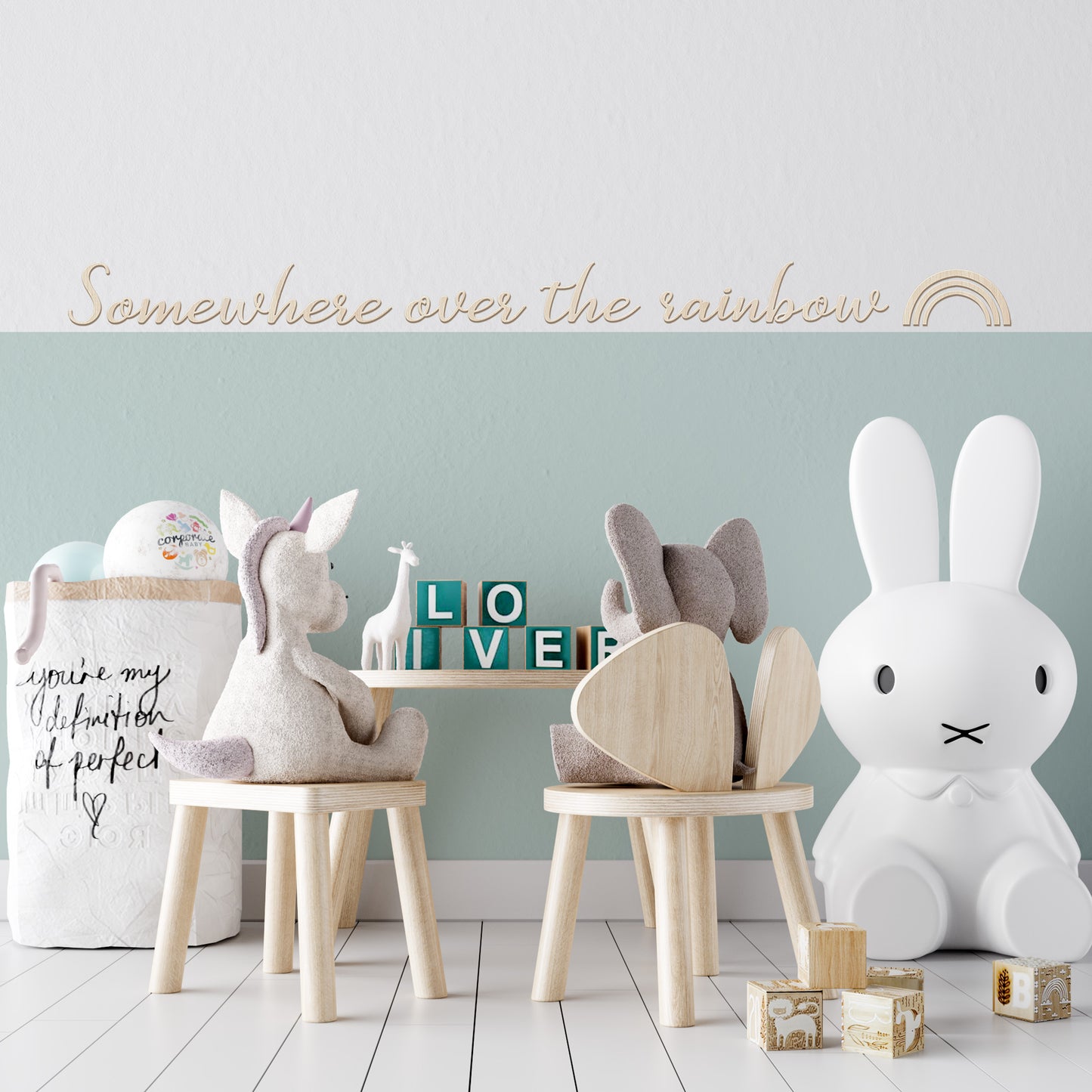 Somewhere over the rainbow - Wall Decals - Fable and Fawn 