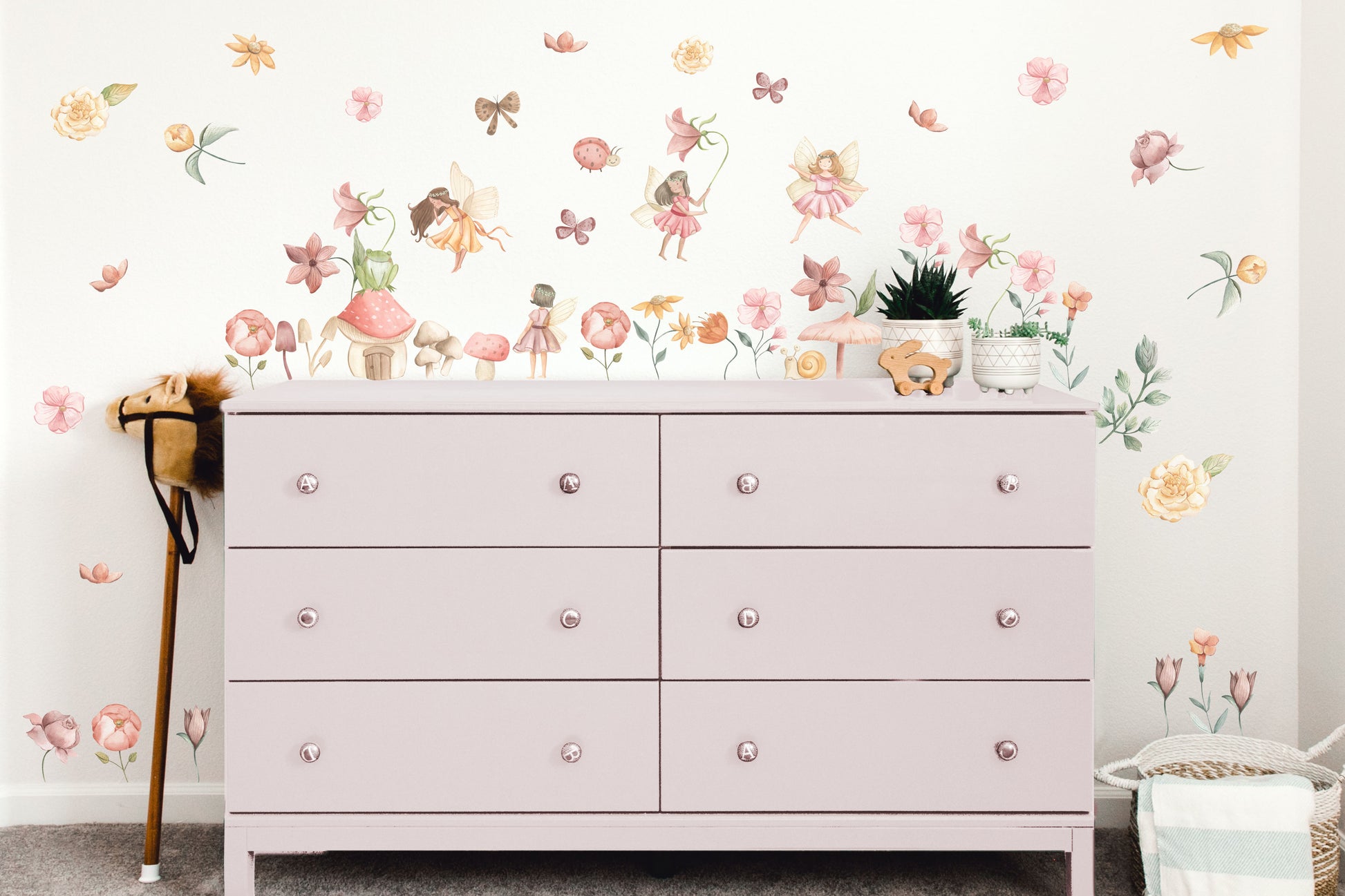 Fairy Garden Wall Decals - Wall Decals - Fable and Fawn 