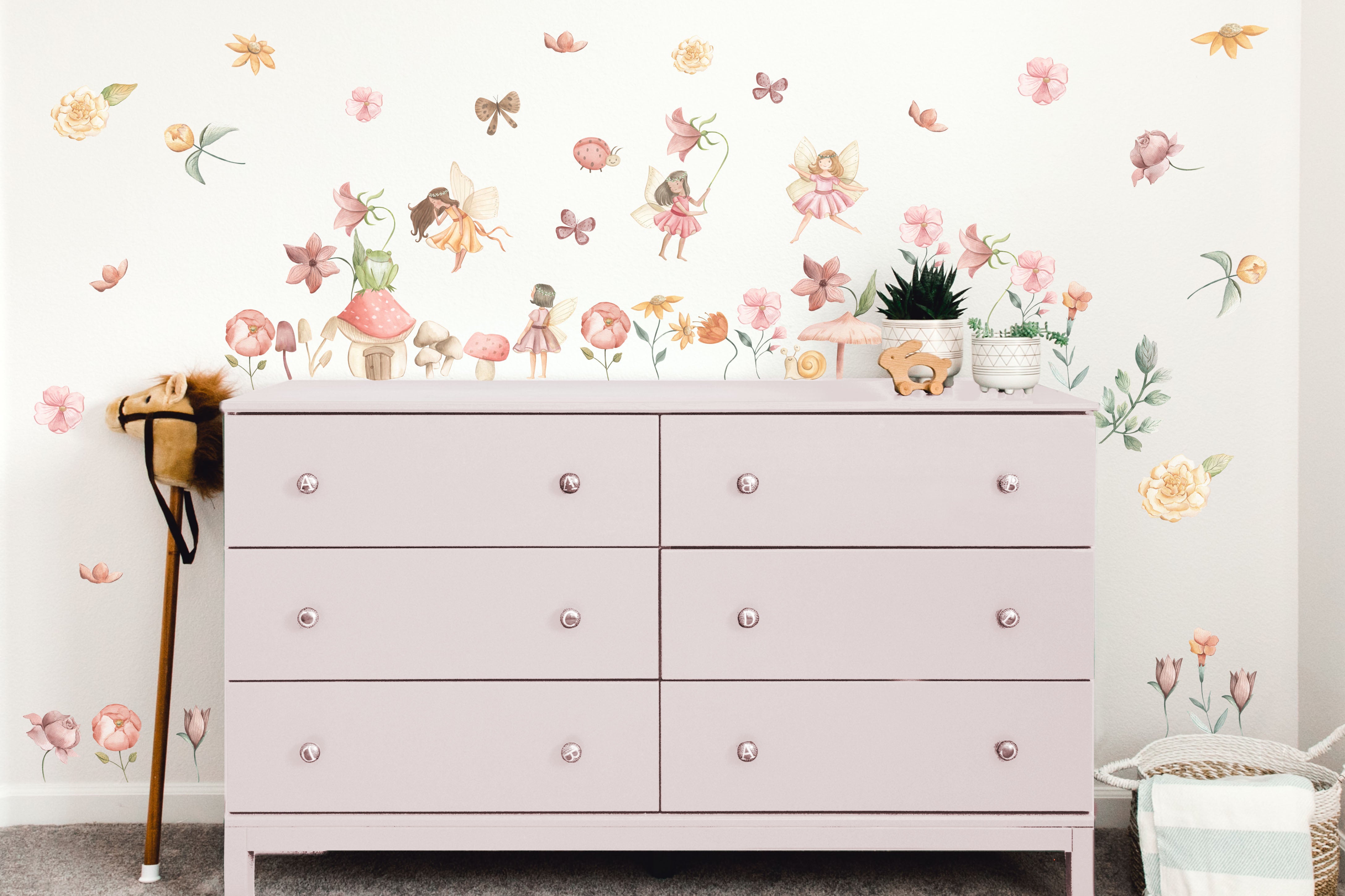 Fairy Garden Wall Decals - Wall Decals - Fable and Fawn